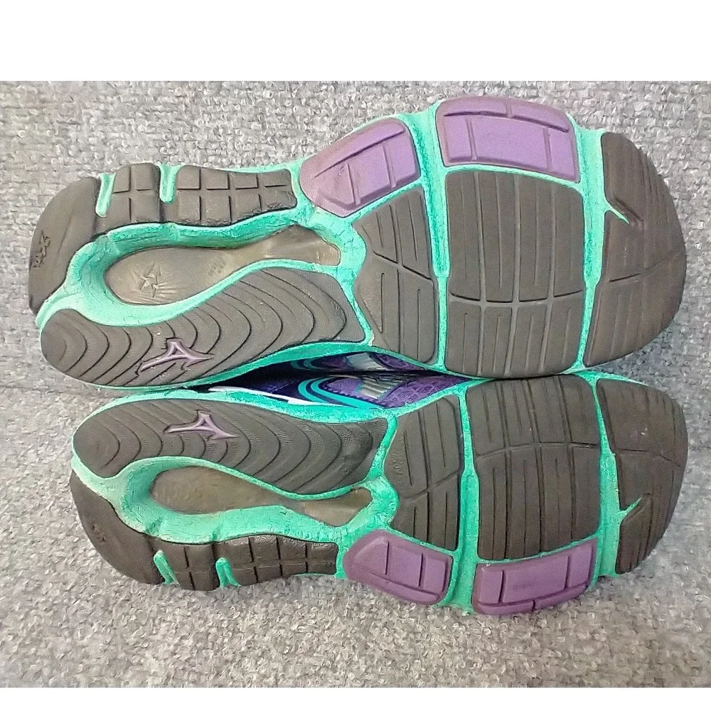 Mizuno Wave Paradox 2 Womens Running Shoes‎ Purple Teal J1GD154004 Size 8.5
